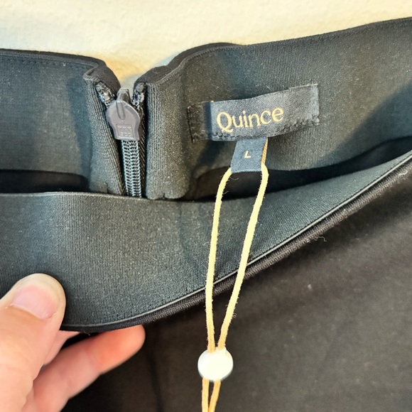 Quince Ultra-Stretch Ponte Pencil Skirt L - Picture 5 of 10